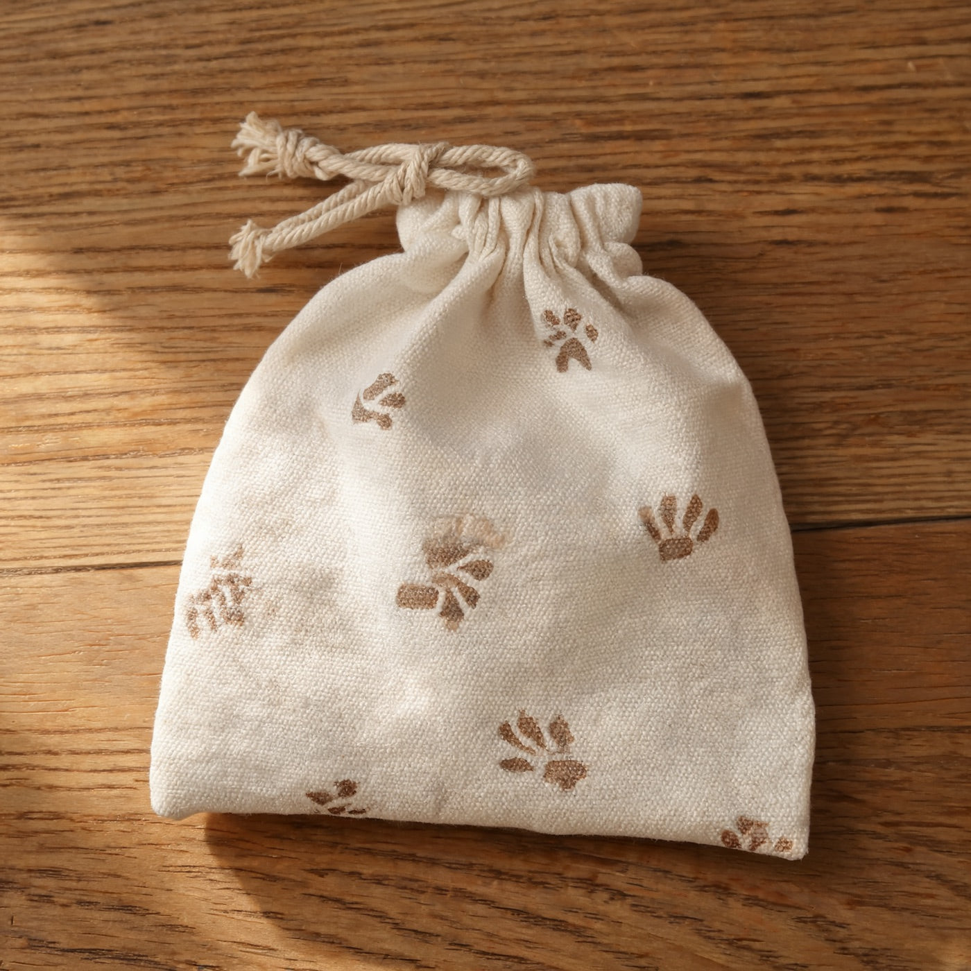 Dino Discovery canvas pouch closeup showing quality texture and prints