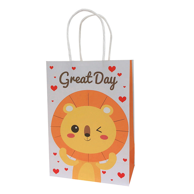 Cute Lion king-inspired goody bag or goodie bag with fun surprises for kids' birthday or party celebrations